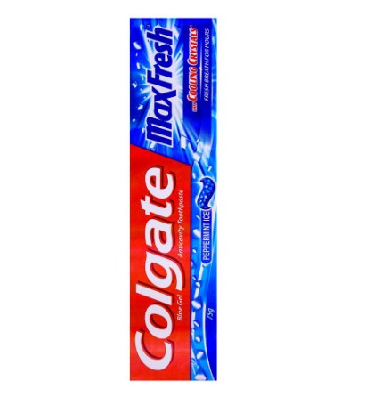 Colgate MaxFresh Blue Gel Peppermint Ice Toothpaste
